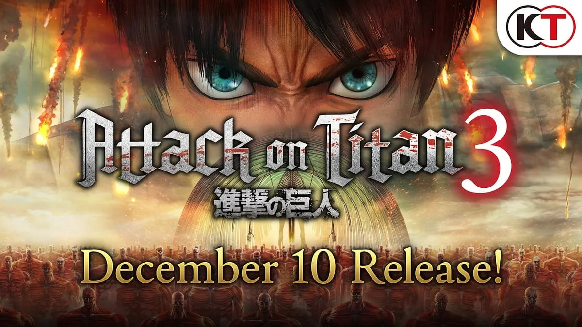 Bande-annonce de gameplay d’Attack on Titan 3, par Koei Tecmo