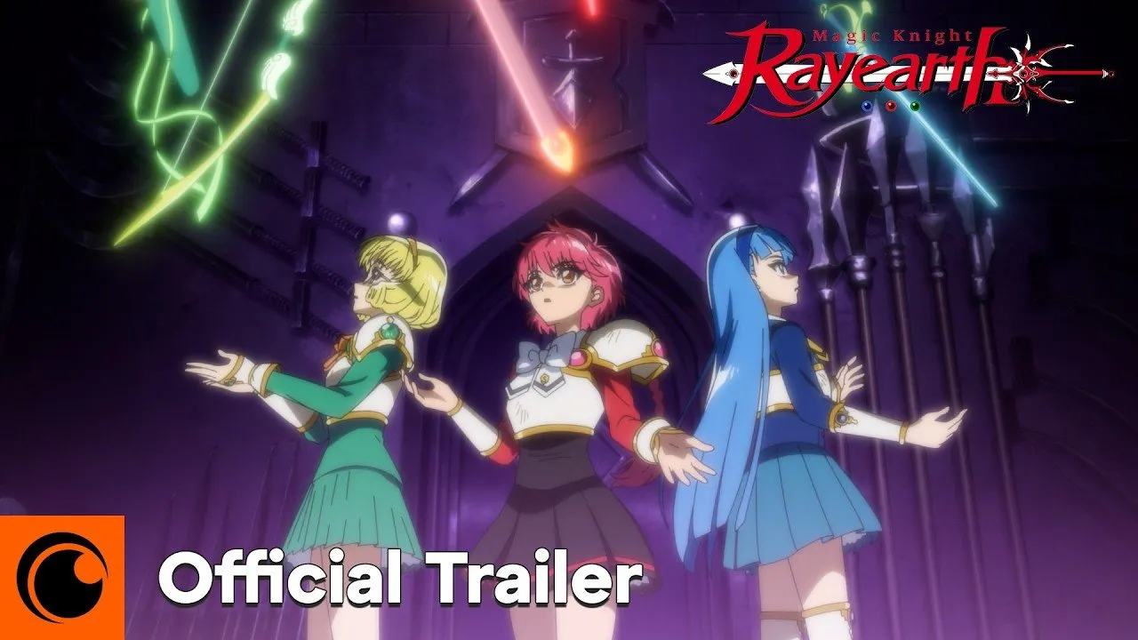 Image du trailer officiel de Magic Knight Rayearth, publié par Crunchyroll